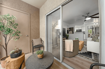 Private balconies/patios*